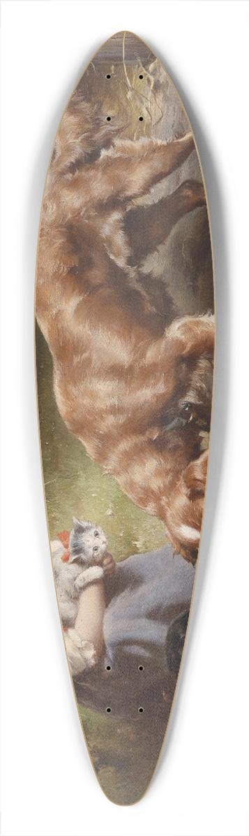 Carl Reichert - Dinnerparty 39.3 inch art pintail longboard deck