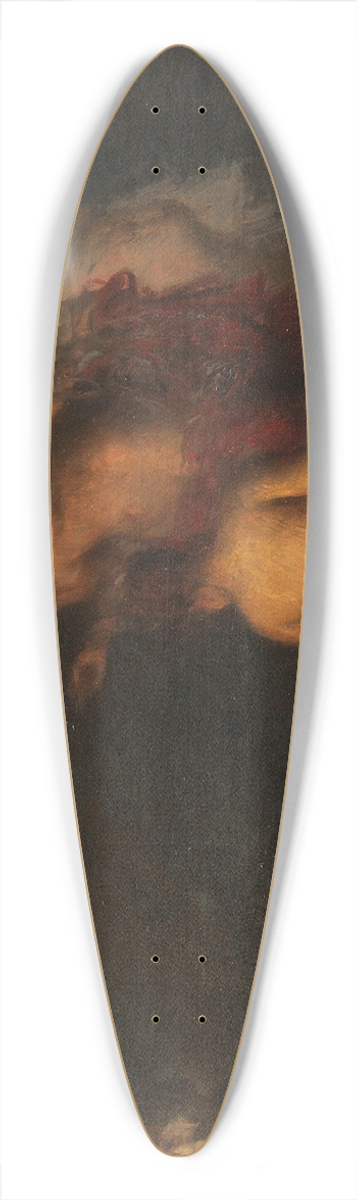 Carl Von Marr - Die Versuchung des Heiligen Antonius 39.3 inch art pintail longboard deck