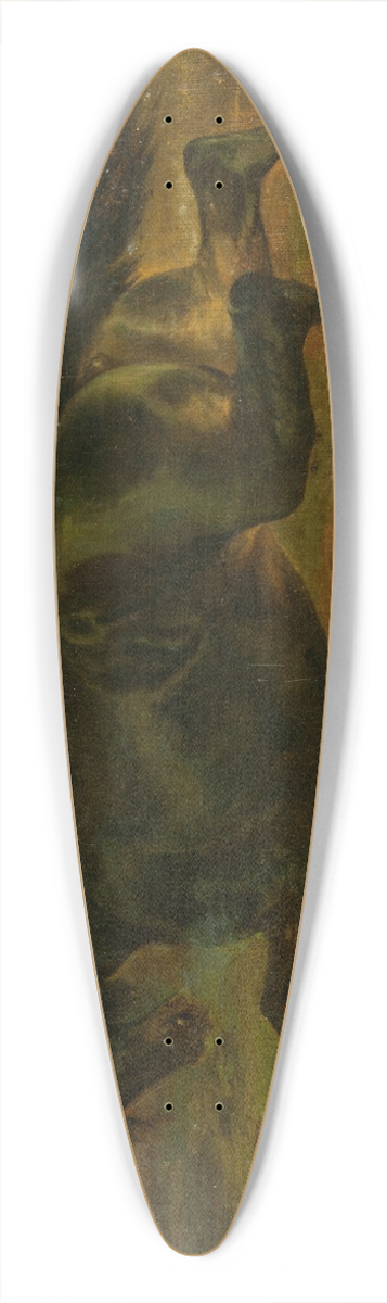 Carl Wahlbom - Galloping Horse 39.3 inch art pintail longboard deck