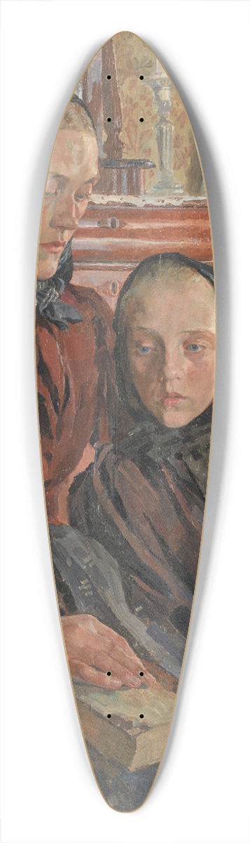 Carl Wilhelmson - Sisters 39.3 inch art pintail longboard deck