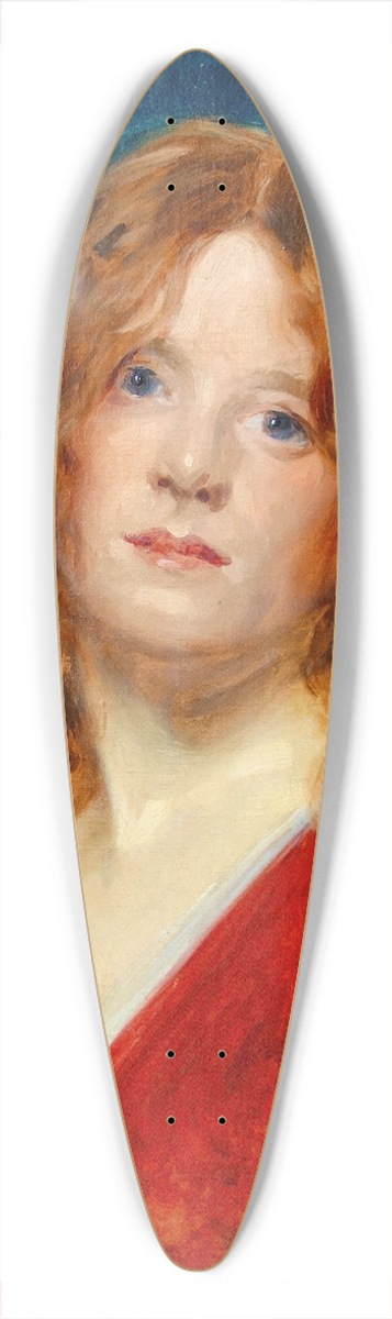 Carolus-Duran - Portrait de femme rousse.1876 39.3 inch art pintail longboard deck