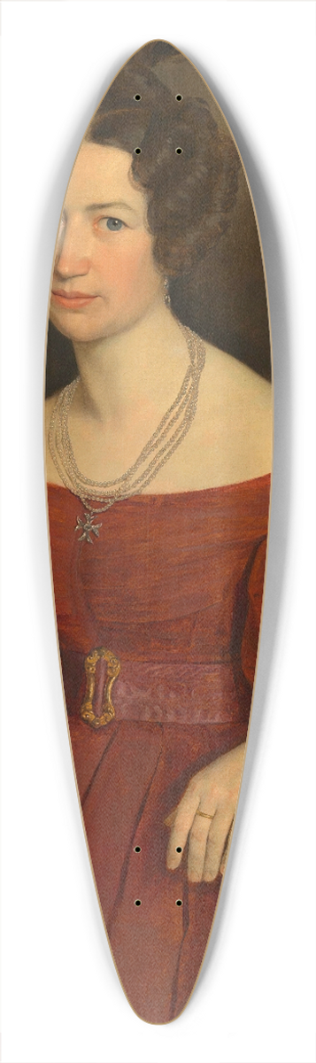 Caspar Jele - Gemahlin von Josef Baumgartner 39.3 inch art pintail longboard deck