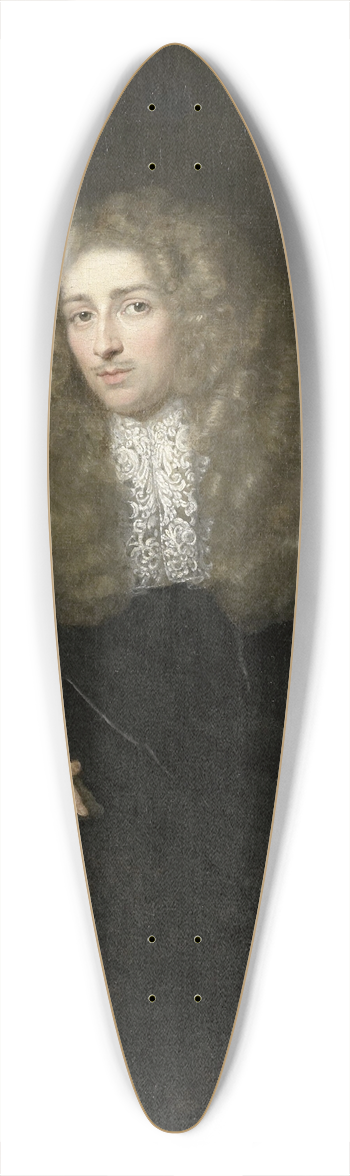 Caspar Netscher - Portrait of a man, possibly a member of the van Citters family 39.3 inch art pintail longboard deck