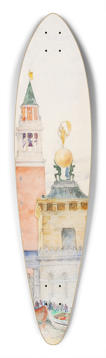 Cass Gilbert - Venice 39.3 inch art pintail longboard deck