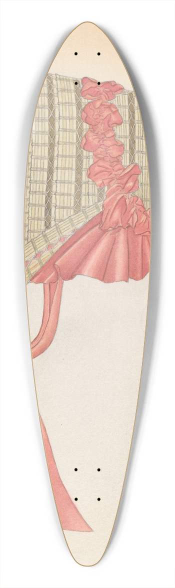 Catherine Fowler - Childs Bonnet 39.3 inch art pintail longboard deck