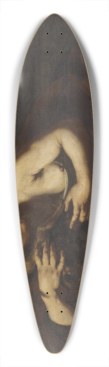 Cecco del Caravaggio - The Penitent Magdalen 39.3 inch art pintail longboard deck