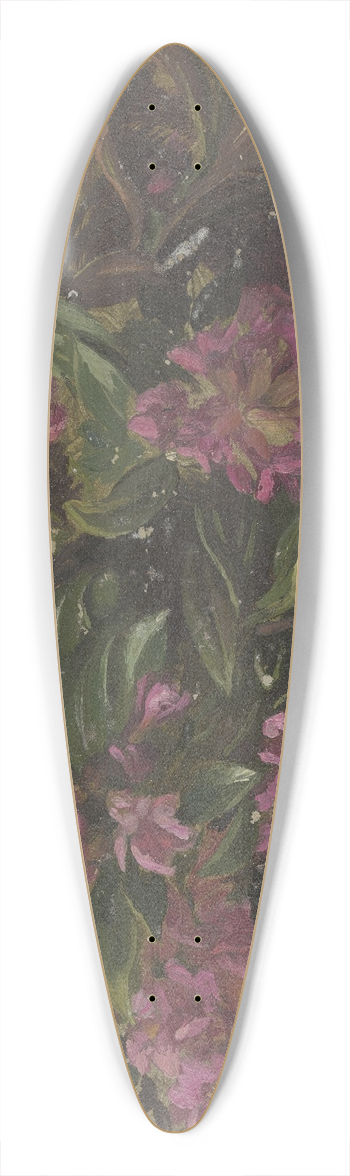 Cella Thoma - Alpenroses 39.3 inch art pintail longboard deck