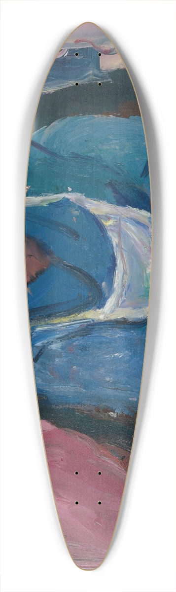Cham Soutine - La Servante En Bleu 39.3 inch art pintail longboard deck