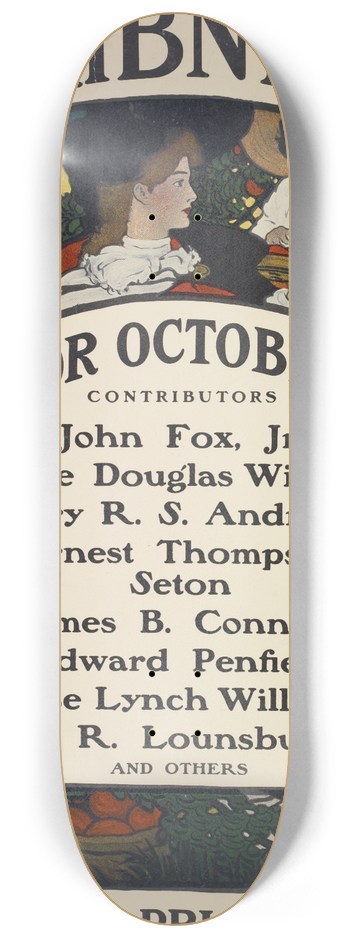 Blendon Campbell - Scribners for October. 8.25 inch art skate deck