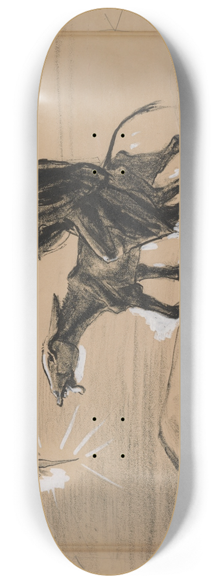 Boardman Robinson - Europe 1916 8.25 inch art skate deck