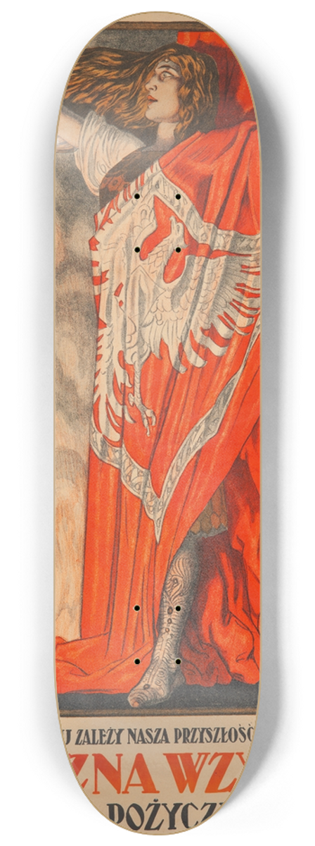 Bogdan Nowakowski - Ojczyzna wzywa was! 8.25 inch art skate deck