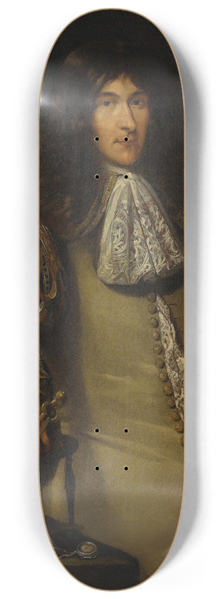Bogdan Theodor Lubieniecki - Portrait Of A Man Of Science 8.25 inch art skate deck