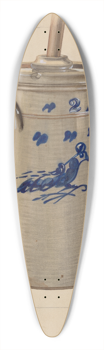 Charles Caseau - Churn 39.3 inch art pintail longboard deck