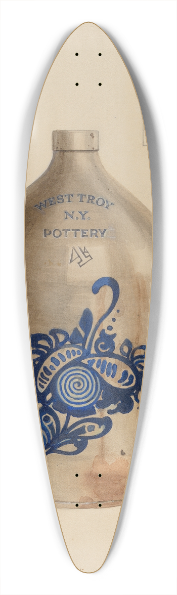 Charles Caseau - Jug 39.3 inch art pintail longboard deck