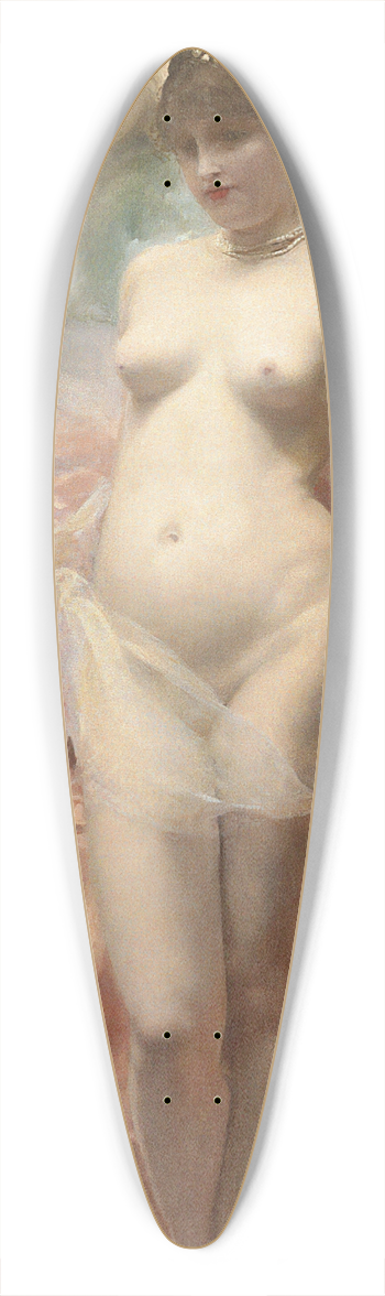 Charles Chaplin - Le Rve, The Dream 39.3 inch art pintail longboard deck