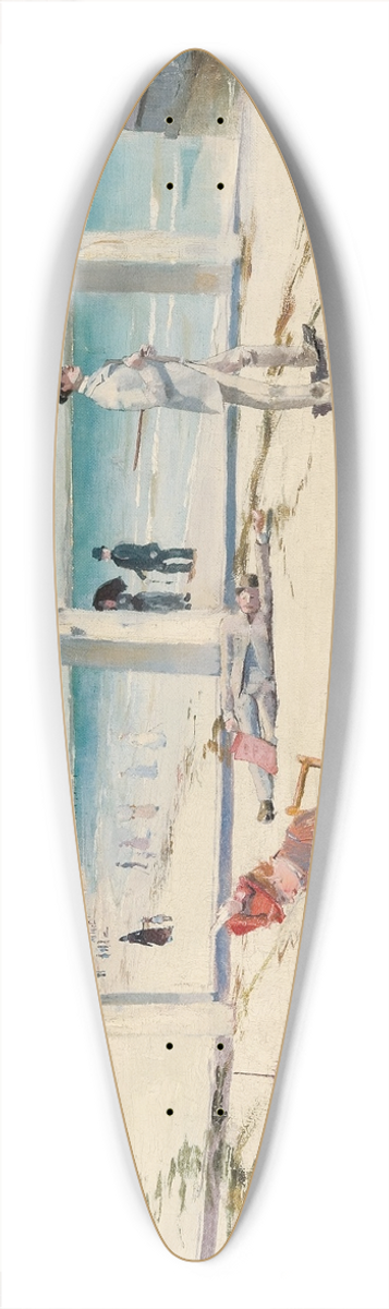 Charles Conder - A holiday at Mentone 39.3 inch art pintail longboard deck