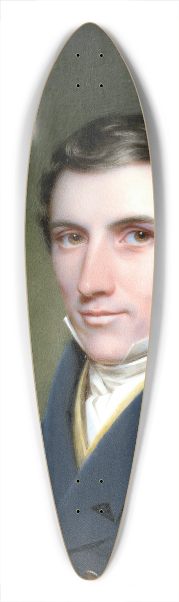 Charles Cromwell Ingham - Benjamin Moore McVickar 39.3 inch art pintail longboard deck