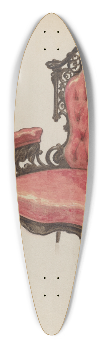 Charles Cullen - Armchair 39.3 inch art pintail longboard deck