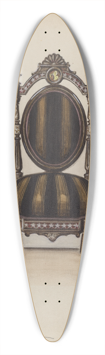 Charles Cullen - Chair (one of a pair) 39.3 inch art pintail longboard deck