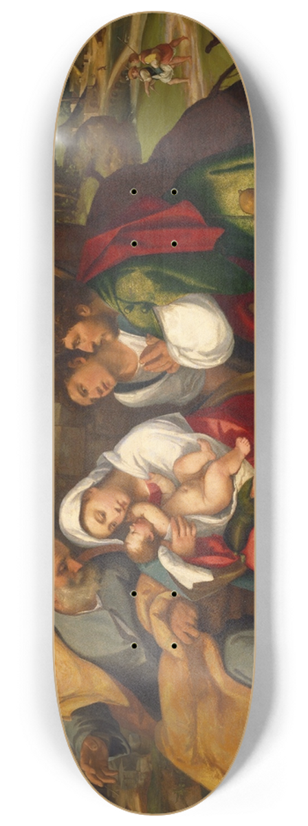 Bonifacio Veronese - The Adoration Of The Shepherds 8.25 inch art skate deck