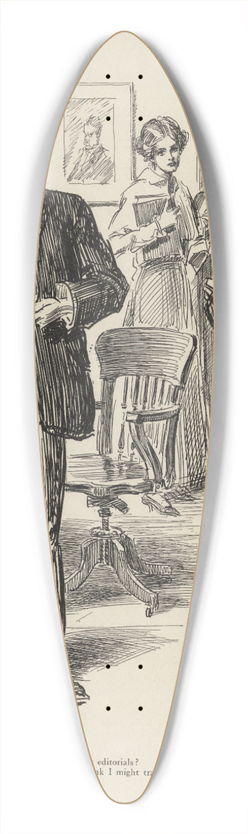 Charles Dana Gibson - Editor; have you ever written any editorials 39.3 inch art pintail longboard deck
