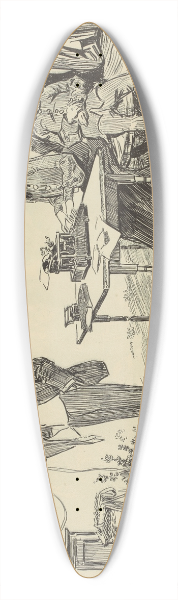 Charles Dana Gibson - Mr. A. Merger hogg is taking a few days much-needed rest at his country home 39.3 inch art pintail longboard deck