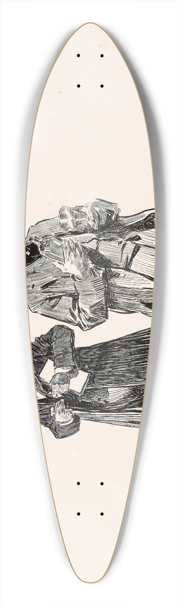 Charles Dana Gibson - The Doctor; Did you give my note to Mrs Barton 39.3 inch art pintail longboard deck