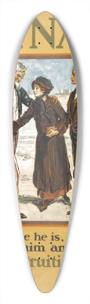 Charles Dana Gibson - U.S. NavyHere he is, sir 39.3 inch art pintail longboard deck