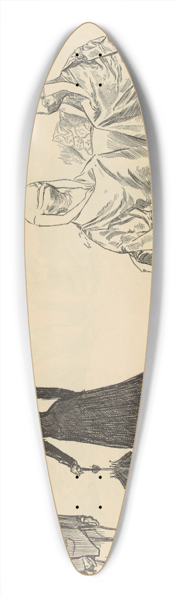 Charles Dana Gibson - Young Widow; how long should i wear mourning 39.3 inch art pintail longboard deck