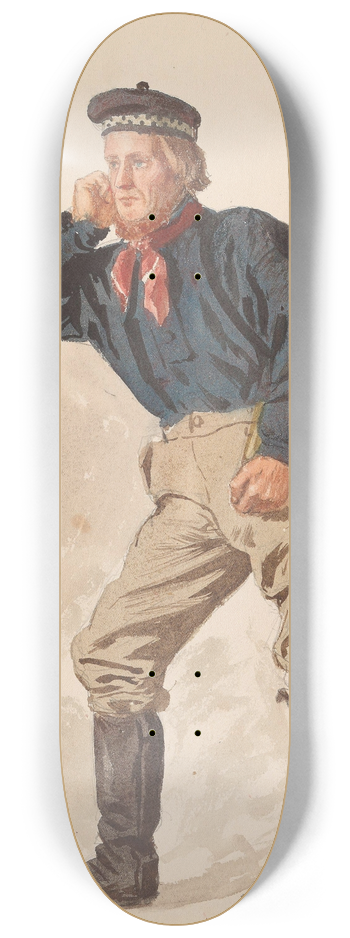 Adolph Tidemand - Fredrik Olsen, Nevlunghavn 8.25 inch art skate deck