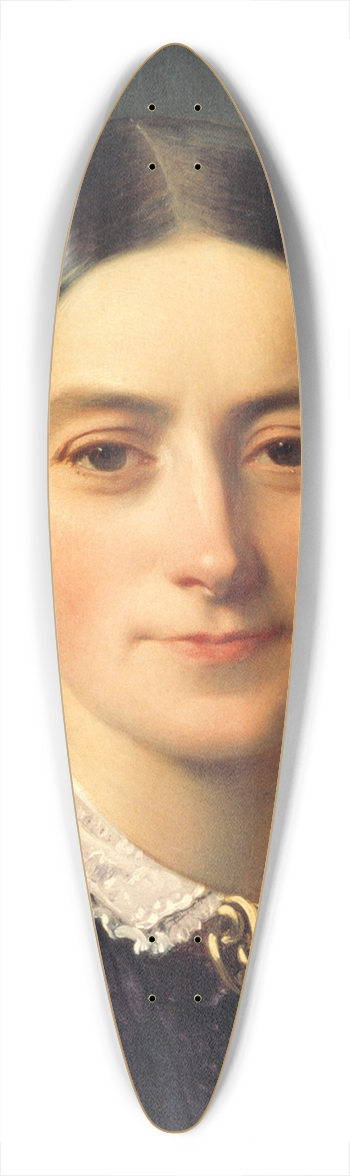 Charles Edouard Boutibonne - Johanna Kempe (1818-1909) 39.3 inch art pintail longboard deck