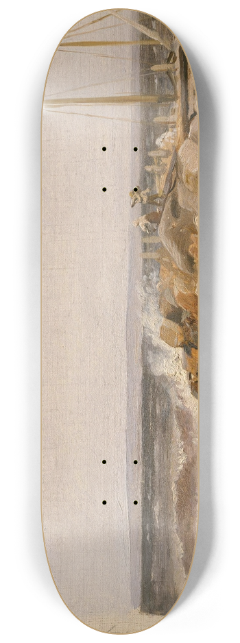 Adolph Tidemand - From Kullen in Sweden 8.25 inch art skate deck