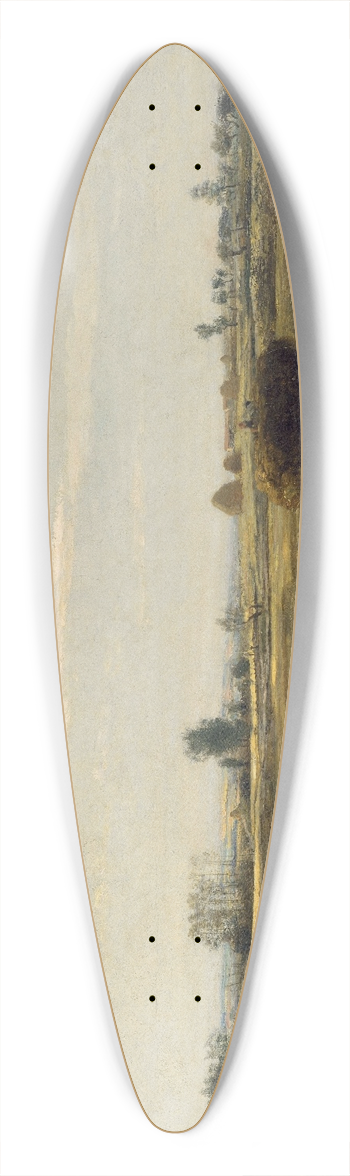 Charles Franois Daubigny - Harvest 39.3 inch art pintail longboard deck
