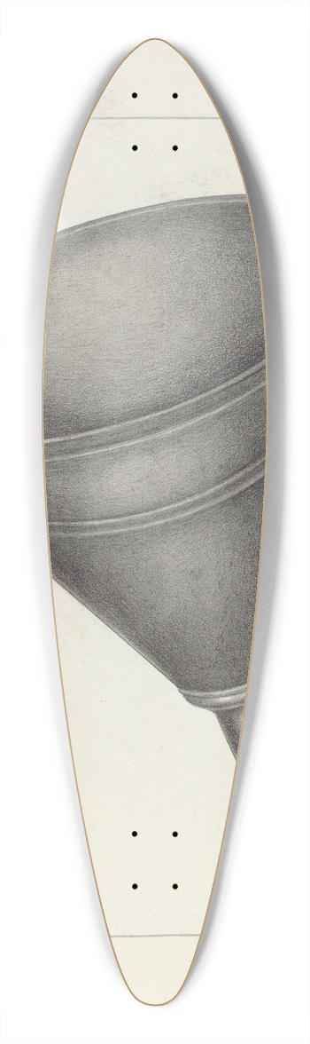 Charles Garjian - Funnel 39.3 inch art pintail longboard deck