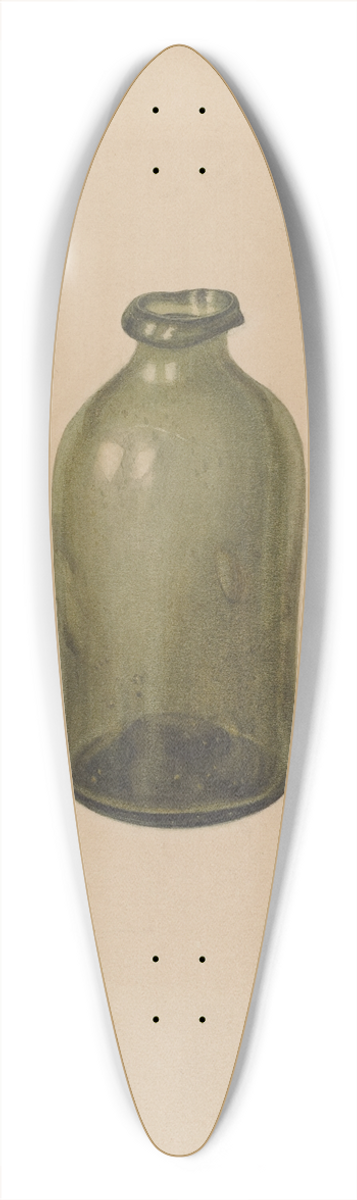 Charles Garjian - Shoe Blacking Bottle 39.3 inch art pintail longboard deck
