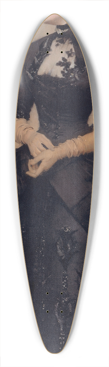 Charles Giron - Femme aux gants, dite La Parisienne 39.3 inch art pintail longboard deck
