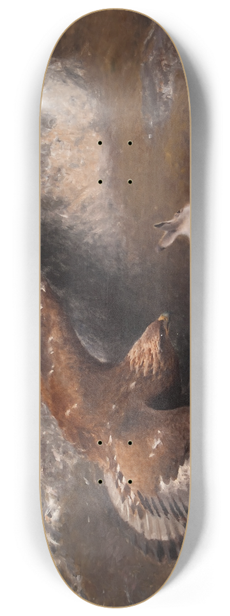 Bruno Liljefors - Eagle and Hare 8.25 inch art skate deck