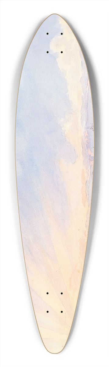 Charles Hamilton Smith - Corunna 39.3 inch art pintail longboard deck