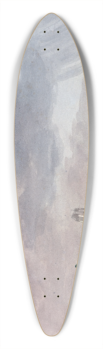 Charles Hamilton Smith - Spitzbergen, East End 39.3 inch art pintail longboard deck