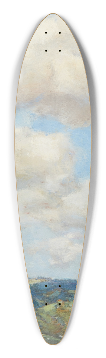 Charles Harold Davis - Summer Morning 39.3 inch art pintail longboard deck