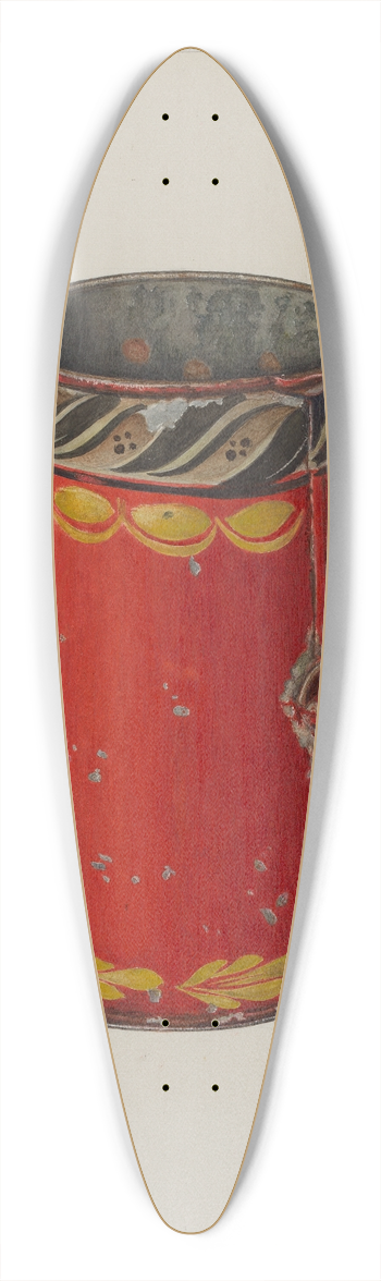 Charles Henning - Measure Cup 39.3 inch art pintail longboard deck