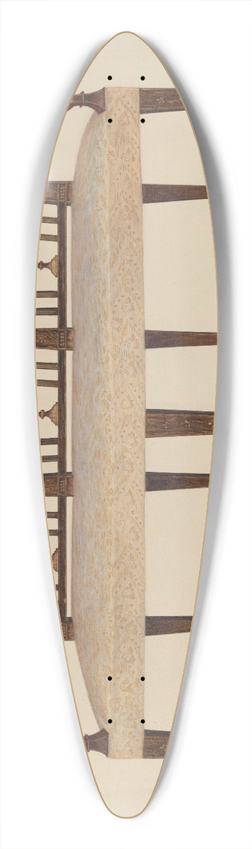 Charles Henning - SetteeSheraton Style 39.3 inch art pintail longboard deck