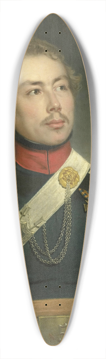 Charles Howard Hodges - Christian Edouard Fraser (1812-79), Second Lieutenant of the 5th Dragoon Regiment 39.3 inch art pintail longboard deck