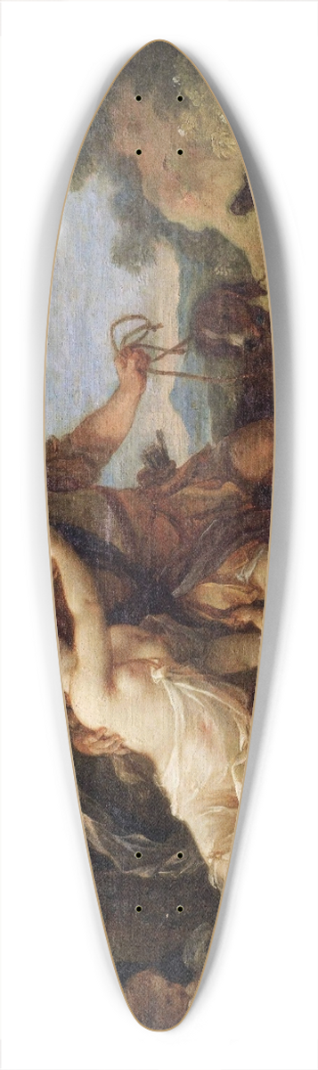 Charles-Joseph Natoire - Venus Andadonis 39.3 inch art pintail longboard deck