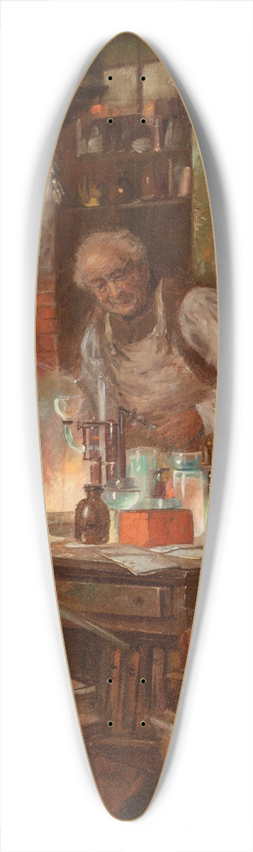 Charles Louis Mller - The Chemist 39.3 inch art pintail longboard deck