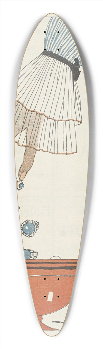 Charles Martin - Gazette du Bon Ton. Art  Modes & Frivolits; Layout 39.3 inch art pintail longboard deck