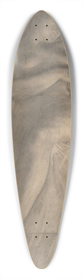 Charles Mertens - Figure Study 39.3 inch art pintail longboard deck