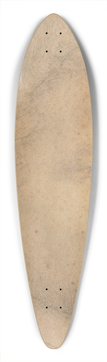 Charles Mertens - Self Portrait 39.3 inch art pintail longboard deck