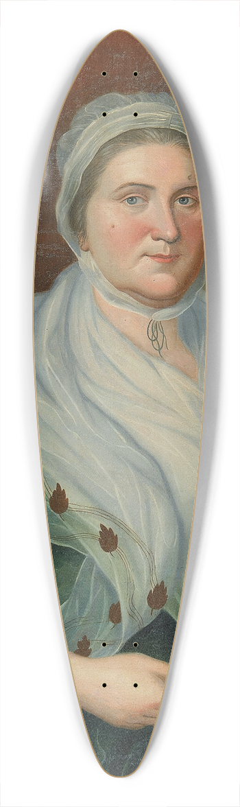 Charles Peale Polk - Emily Smiley Snowden 39.3 inch art pintail longboard deck