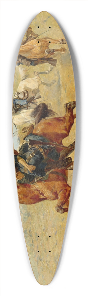 Charles Schreyvogel - My Bunkie 39.3 inch art pintail longboard deck